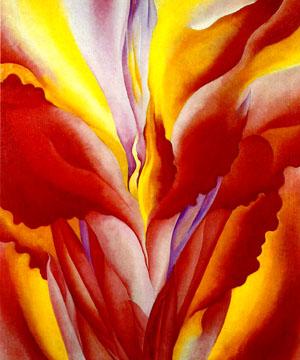 Red Canna by Georgia O'Keeffe, 1923
